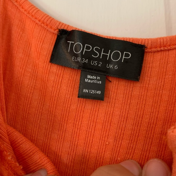 Top shop ribbed bodycon mini dress - Picture 3 of 3